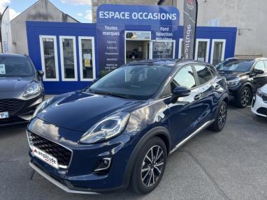 Voir le détail de l'offre de cette FORD Puma 1.0 EcoBoost 125ch S&S mHEV Titanium Powershift de 2022 en vente à partir de 205.07 €  / mois