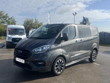 Voir le détail de l'offre de cette FORD Transit Custom Fg 320 L1H1 2.0 EcoBlue 185 S&S Cabine Approfondie Sport BVA6 7cv de 2021 en vente à partir de 470.1 €  / mois